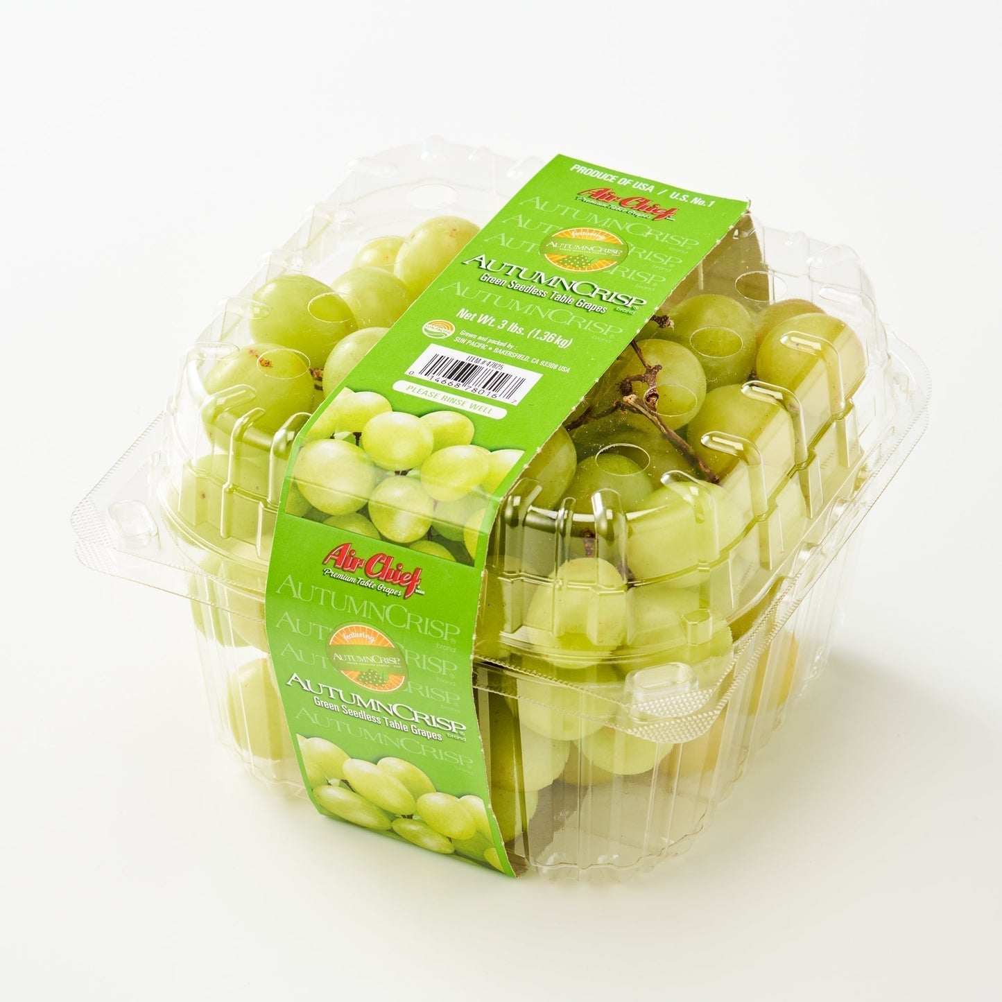 【コストコ】グリーンシードレスグレープ 1.36kg |冷蔵