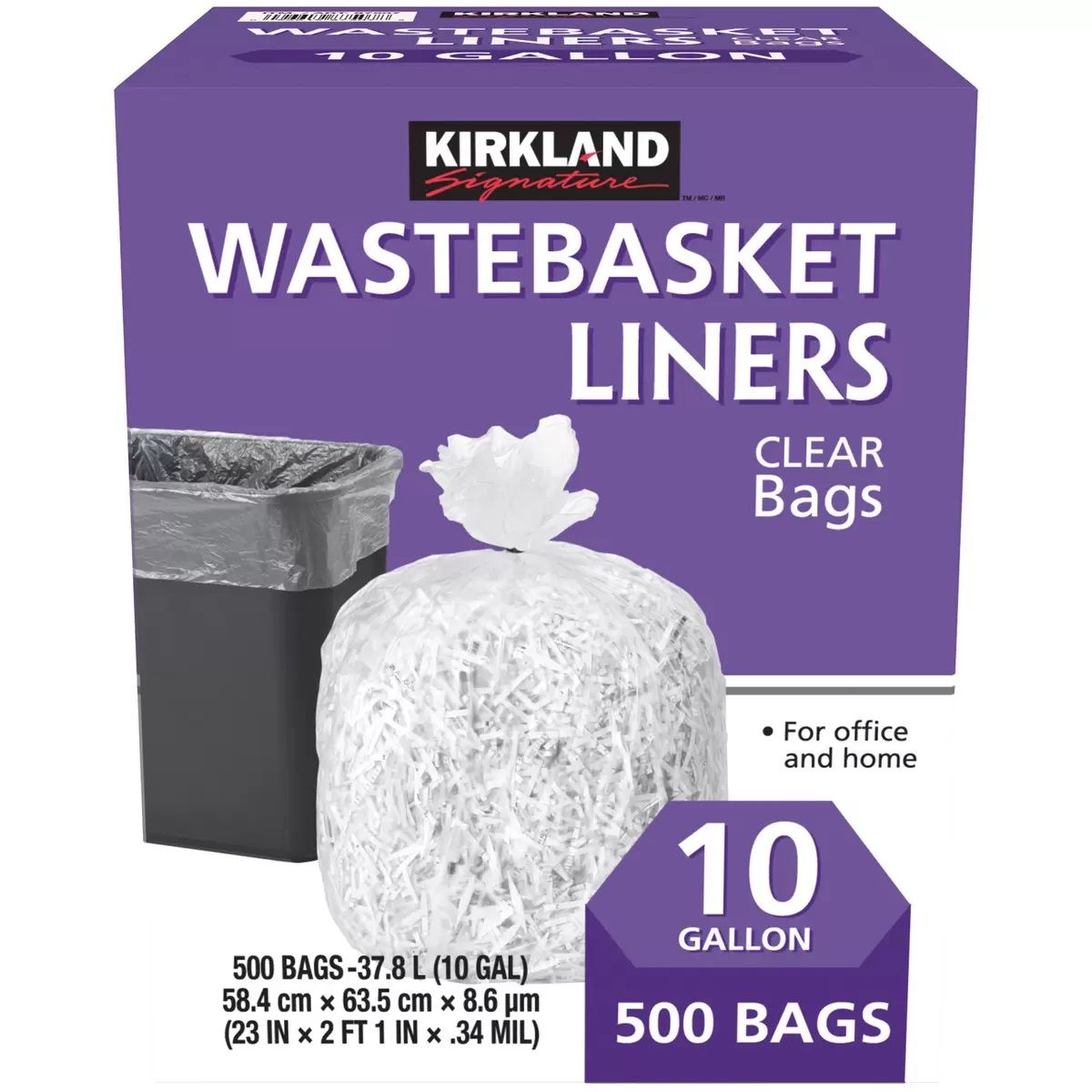 【コストコ】カークランドシグネチャー ゴミ袋 37L x 500枚|常温