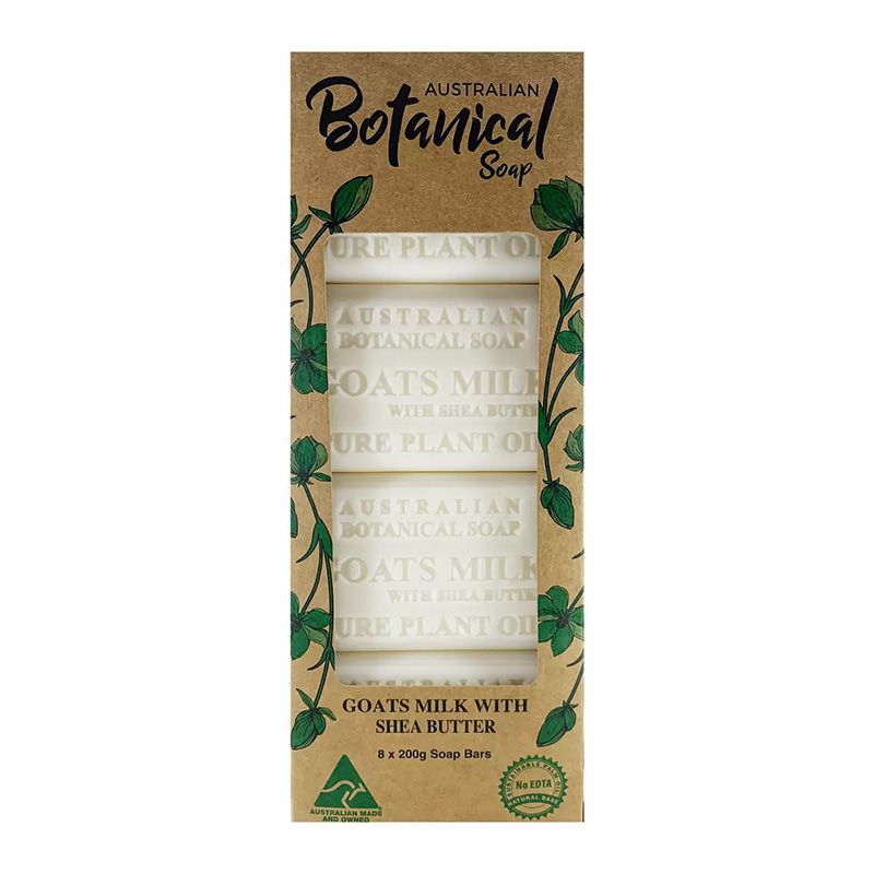 【コストコ】オーストラリアンボタニカルバーソープ 200g x 8個(ゴートミルク)|常温