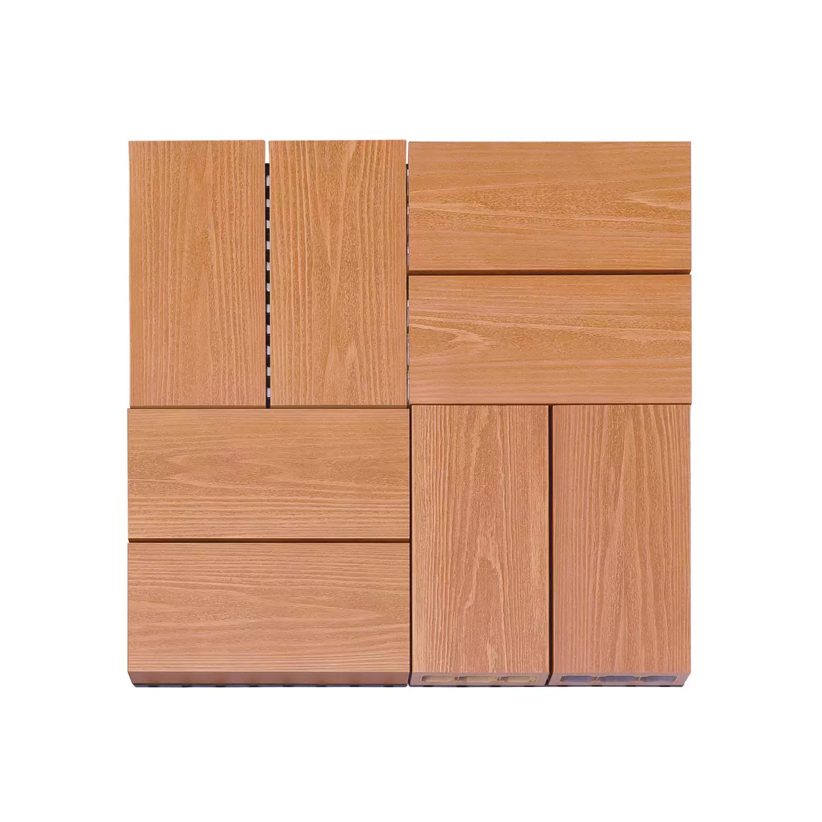 【コストコ】MINO 彩木スナップデッキ4個セット 296mm×296mm×44mm KR 唐茶(からちゃ)|常温