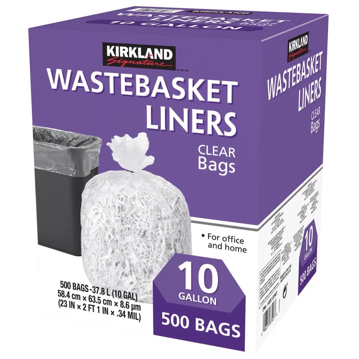 【コストコ】カークランドシグネチャー ゴミ袋 37L x 500枚|常温