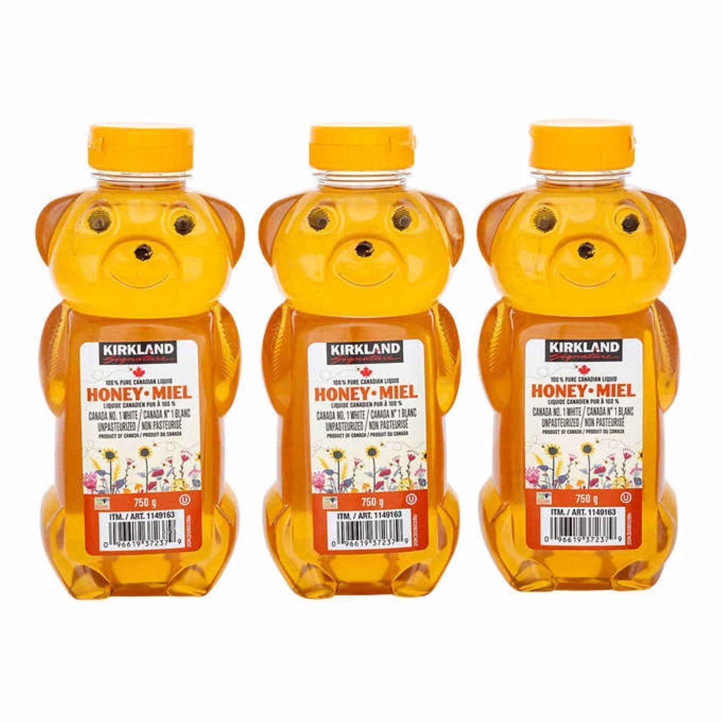 【コストコ】カークランドシグネチャー はちみつ　ベアージャグ 750g x 3本｜常温