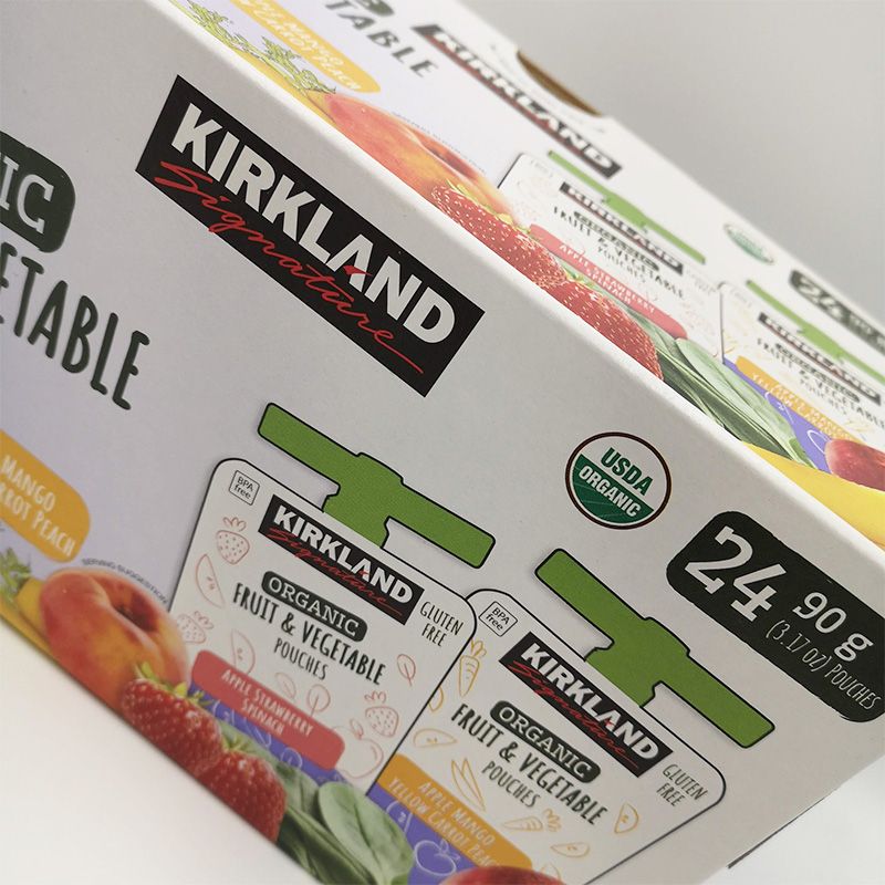 【コストコ】オーガニックフルーツ&ベジタブルパウチ90ℊ×24パック｜常温