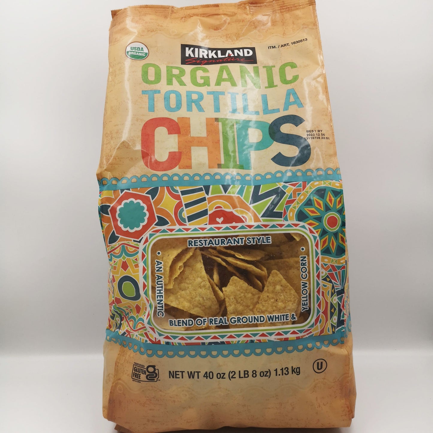 【コストコ】カークランド　有機トルティーヤチップス　｜常温